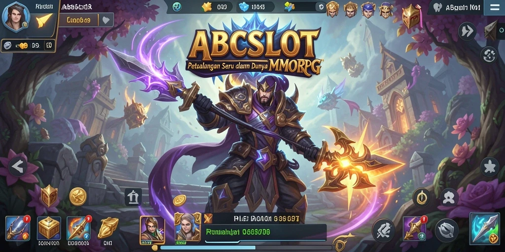 Tampilan menarik gameplay ABCSLOT dalam dunia MMORPG yang fantastis.