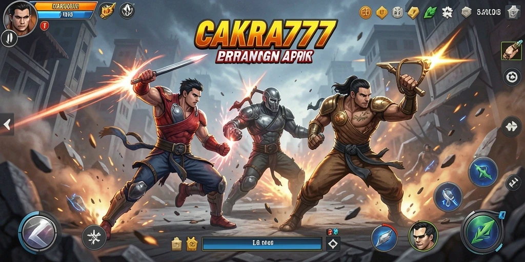 Tampilan gameplay yang mendebarkan di CAKRA777.