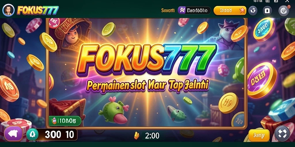 Tampilan permainan Slot seru di FOKUS777.