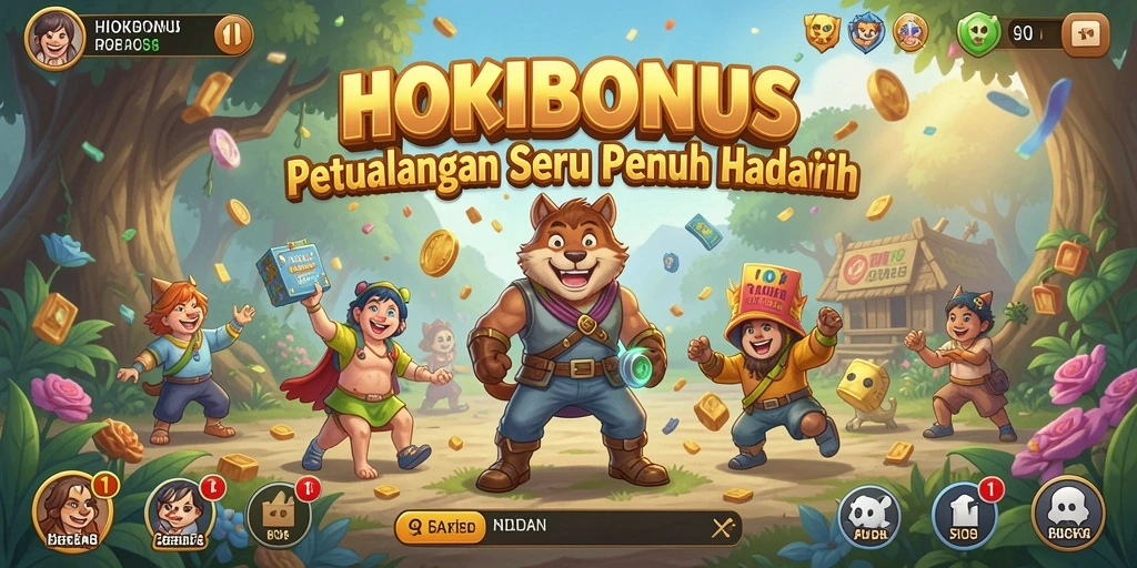 Tampilan gameplay HOKIBONUS yang penuh aksi dan tantangan.
