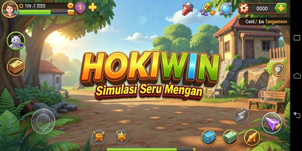 Screenshot HOKIWIN menunjukkan aksi gameplay simulasi yang menawan.