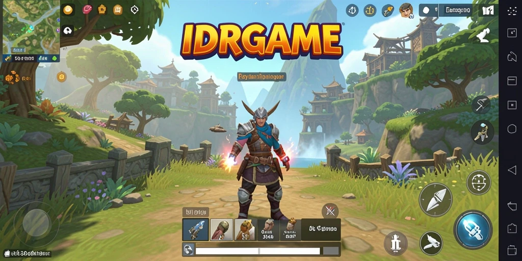 Gameplay IDRGAME yang menunjukkan petualangan mendebarkan di dunia terbuka.