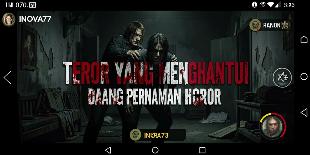 Gameplay menegangkan dan visual menakutkan dari INOVA77.