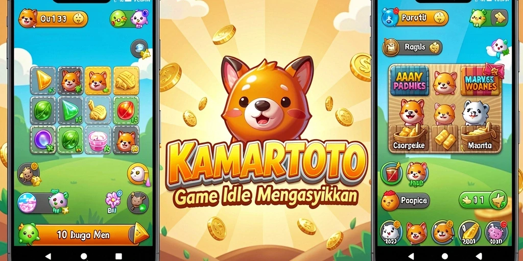 Tangkapan layar gameplay KAMARTOTO yang menunjukkan aksi mengelola toko.