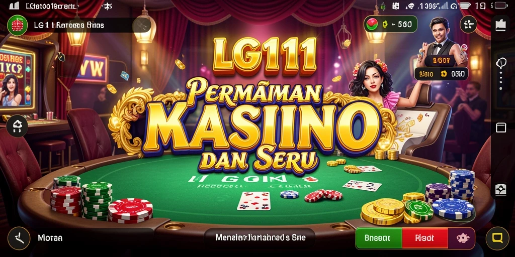 Tampilan gameplay LG111 yang menawan dan penuh aksi kasino.