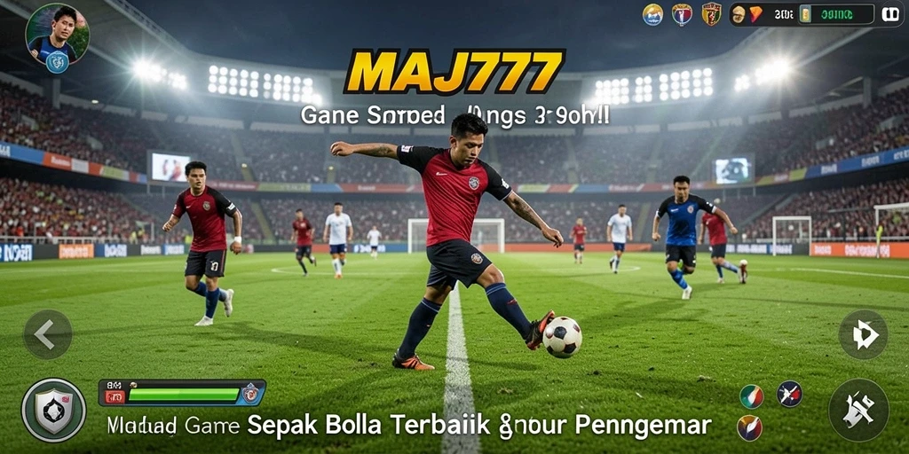 Tangkapan layar gameplay sepak bola MAJ777 yang menegangkan.