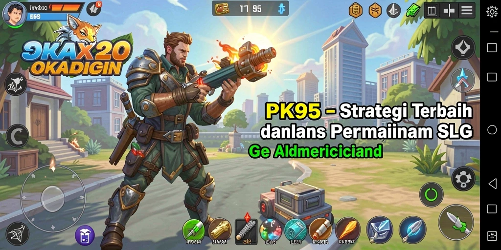Tampilan gameplay PK95 yang menarik dengan aksi pertempuran strategis.