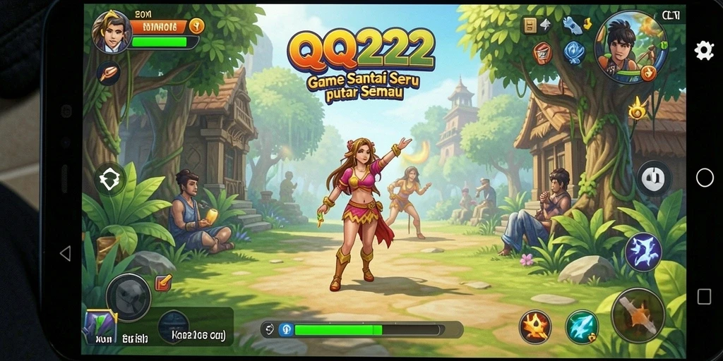 Tampilan menarik dari gameplay QQ222 yang seru dan menyenangkan.