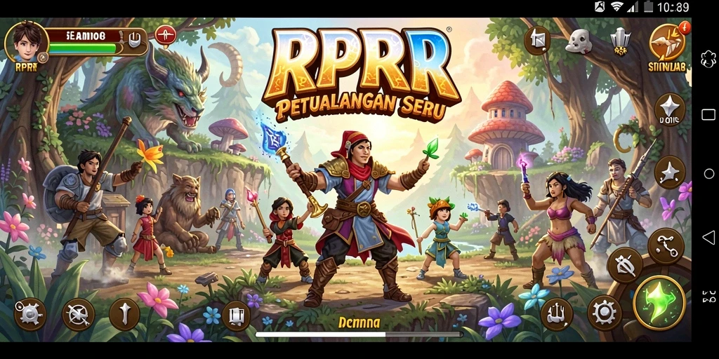 Tampilan gameplay RPRR yang menegangkan saat berpetualang.