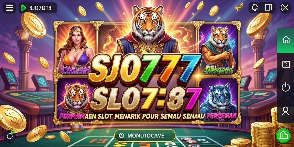 Screenshot gameplay SJO777 dengan tema slot yang menarik.