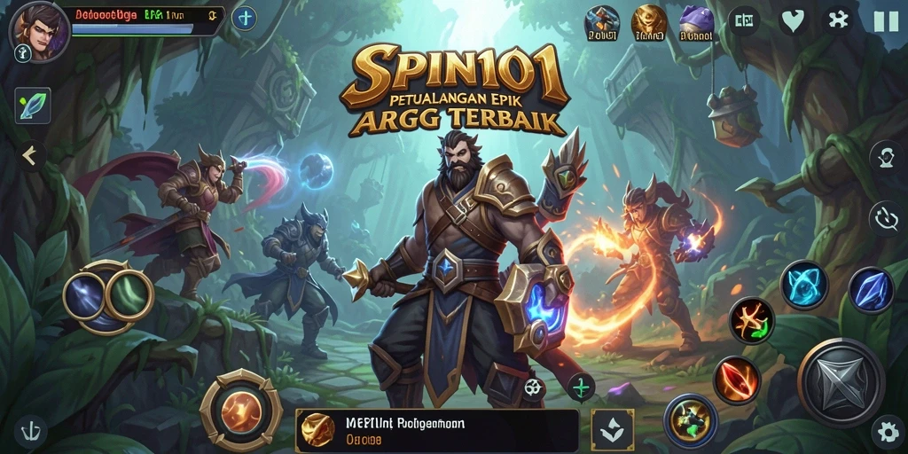 Screenshot gameplay SPIN101 menampilkan aksi pertempuran yang mendebarkan.