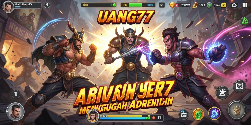 Gameplay UANG77 yang intens dan mengasyikkan saat bertarung.